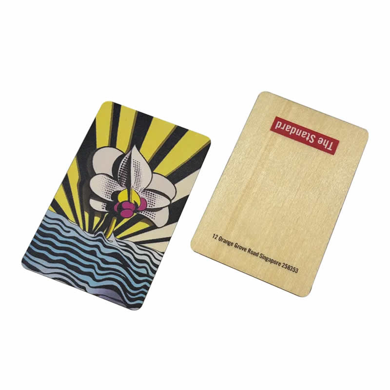 Tarjeta de Hotel Inteligente de Madera con Impresión UV Personalizada