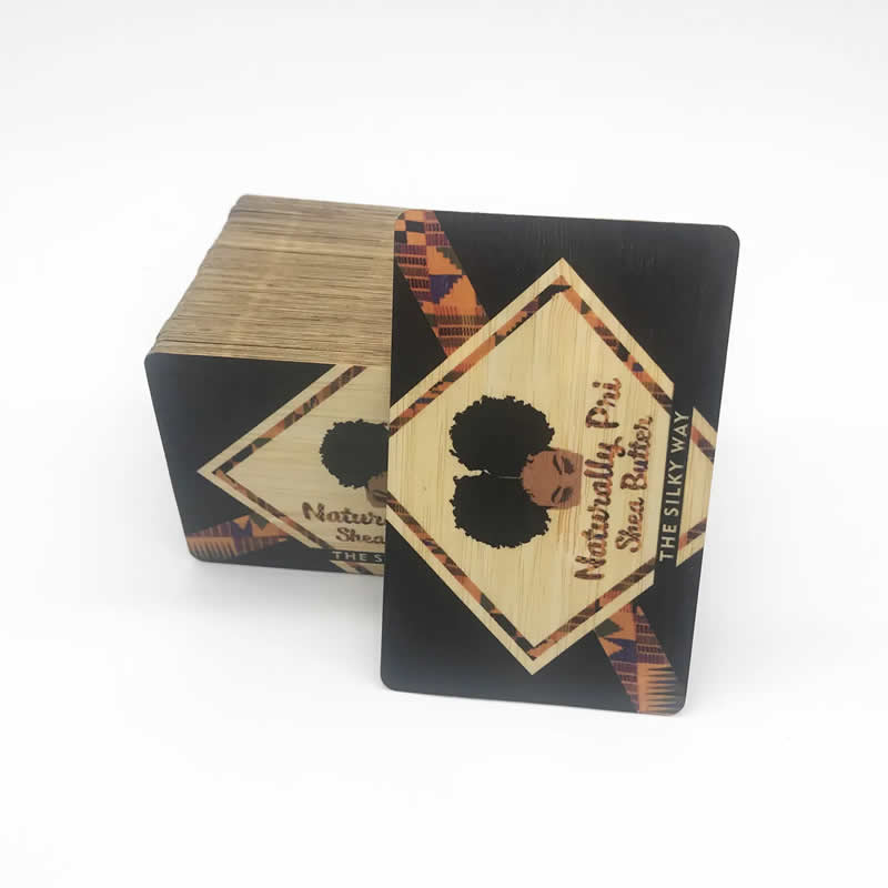 Custom Printed Wooden Cards