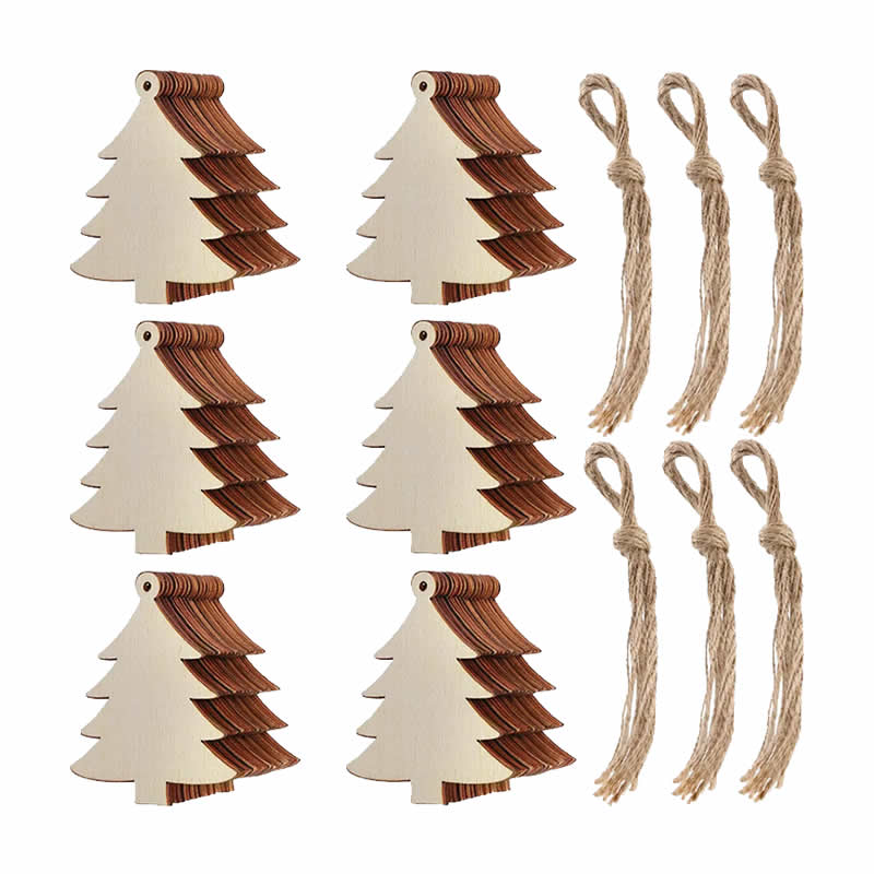 Custom Tree Shape Wooden Hang Tag