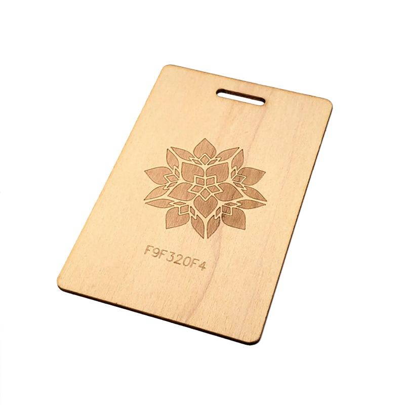 Custom Wooden Cards with Slot Hole
