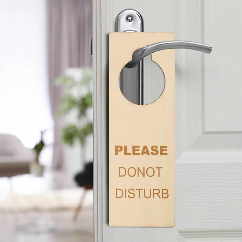Custom Wooden Door Hanger