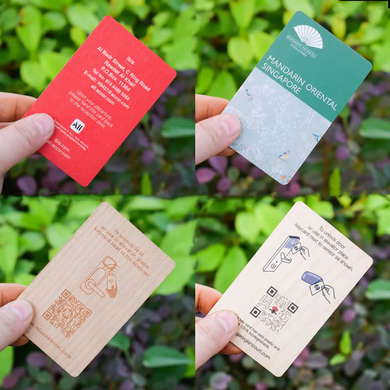 Hotel Wooden Smart Cards