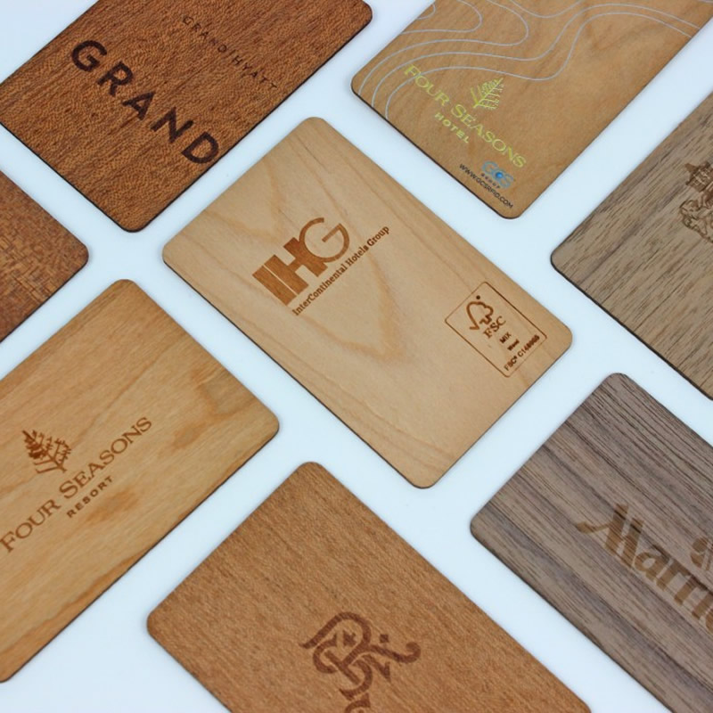 Laser Engraved Hotel Key Cards