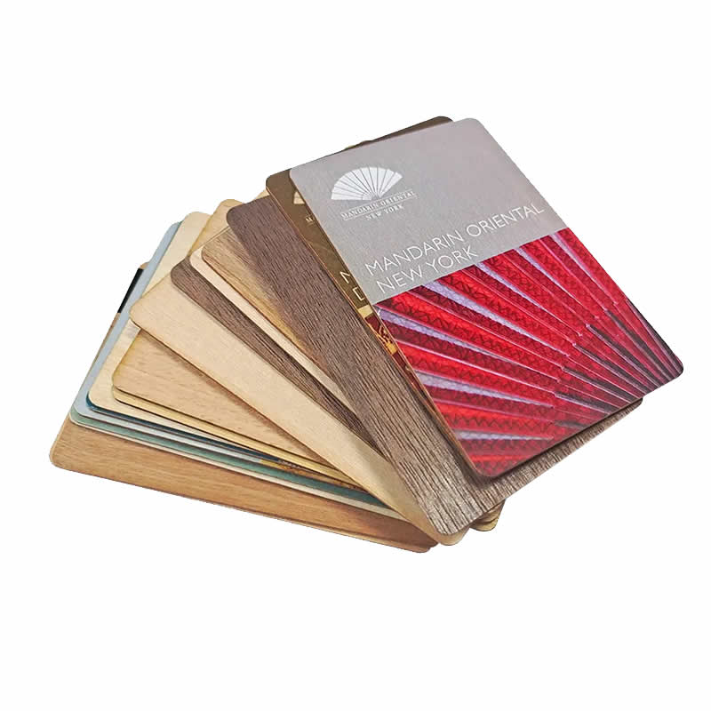 Wooden American Hotel Room Key Cards