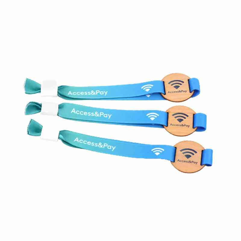 Wooden Access and Pay RFID Tag Wristband