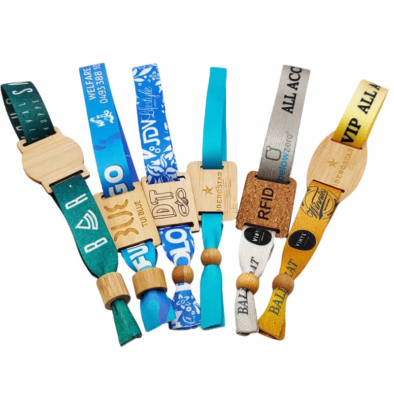 Wooden RFID Wristband Keytag