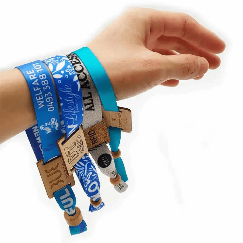 Wooden Tag Wristband
