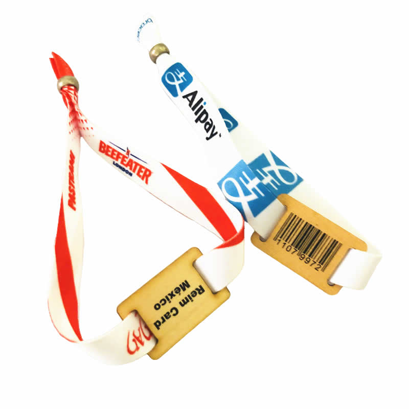 Wooden Wristband Key Tag