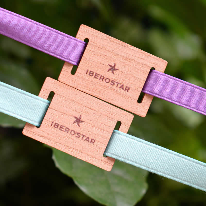 Wooden Wristband with Key Tags