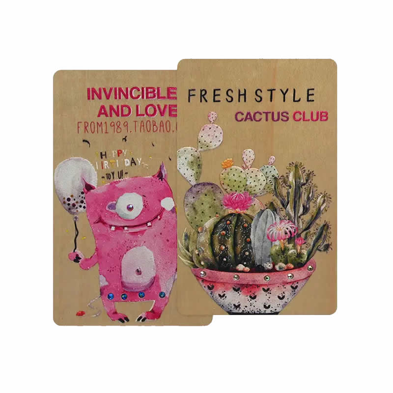 Wooden Club RFID Cards