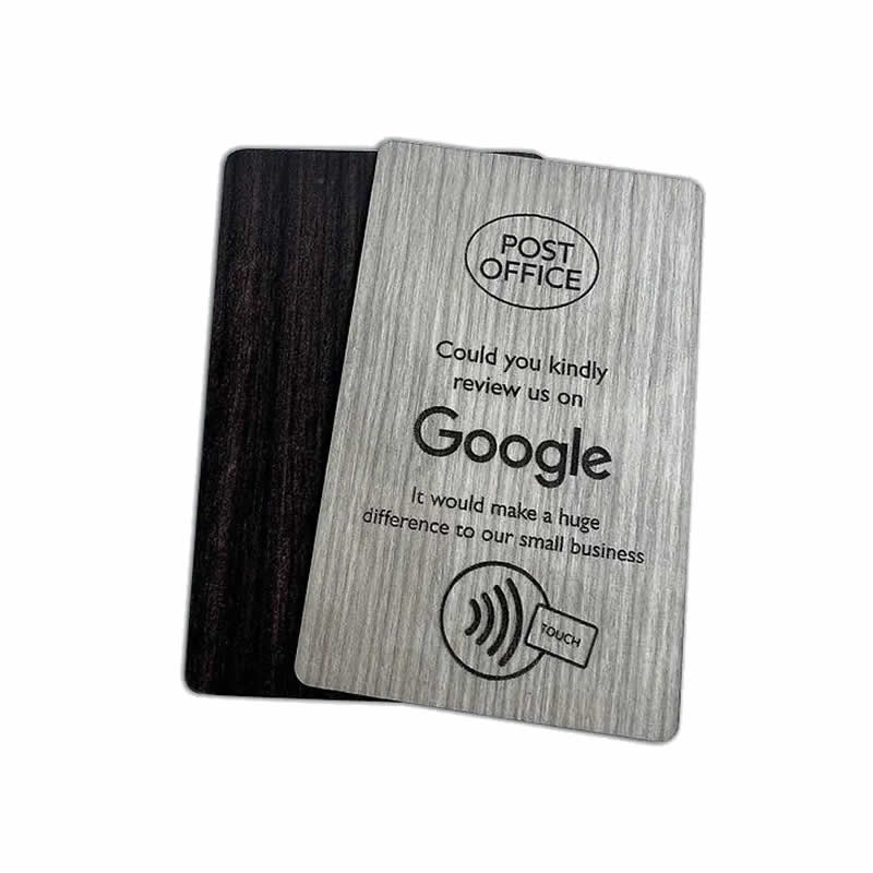 Wooden Google Pay NFC RFID Card