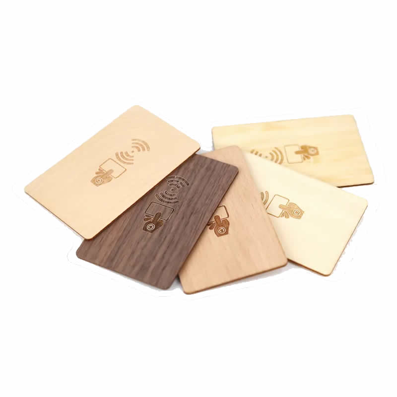 Wooden Tap RFID Cards