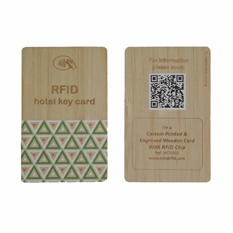 帶二维码的RFID酒店門禁卡